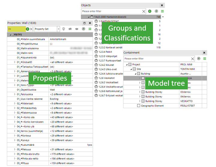 Simplebim Schritt 2: Konsistente IFC-Daten durch Umstrukturierung