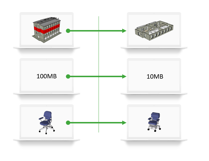 Simplebim Schritt 3: IFC-Daten aufräumen